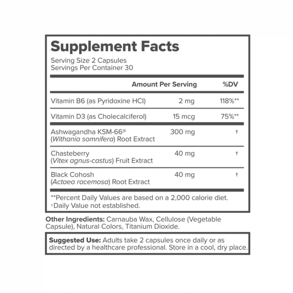 MENO - Apoyo natural para los síntomas de la menopausia.
